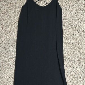 Chic Black Sleeveless Mini Dress